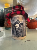 FOLK ART DECOR MASON JAR