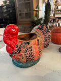 VINTAGE TURKEY PLANTER
