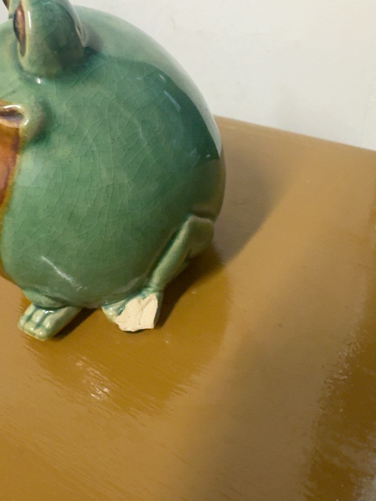 CERAMIC FROGS SET OF 3
