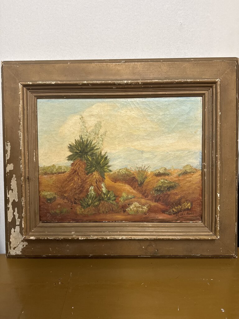 SIGNED PRIGINAL OIL PAINTING "DESERT LANDSCAPE"