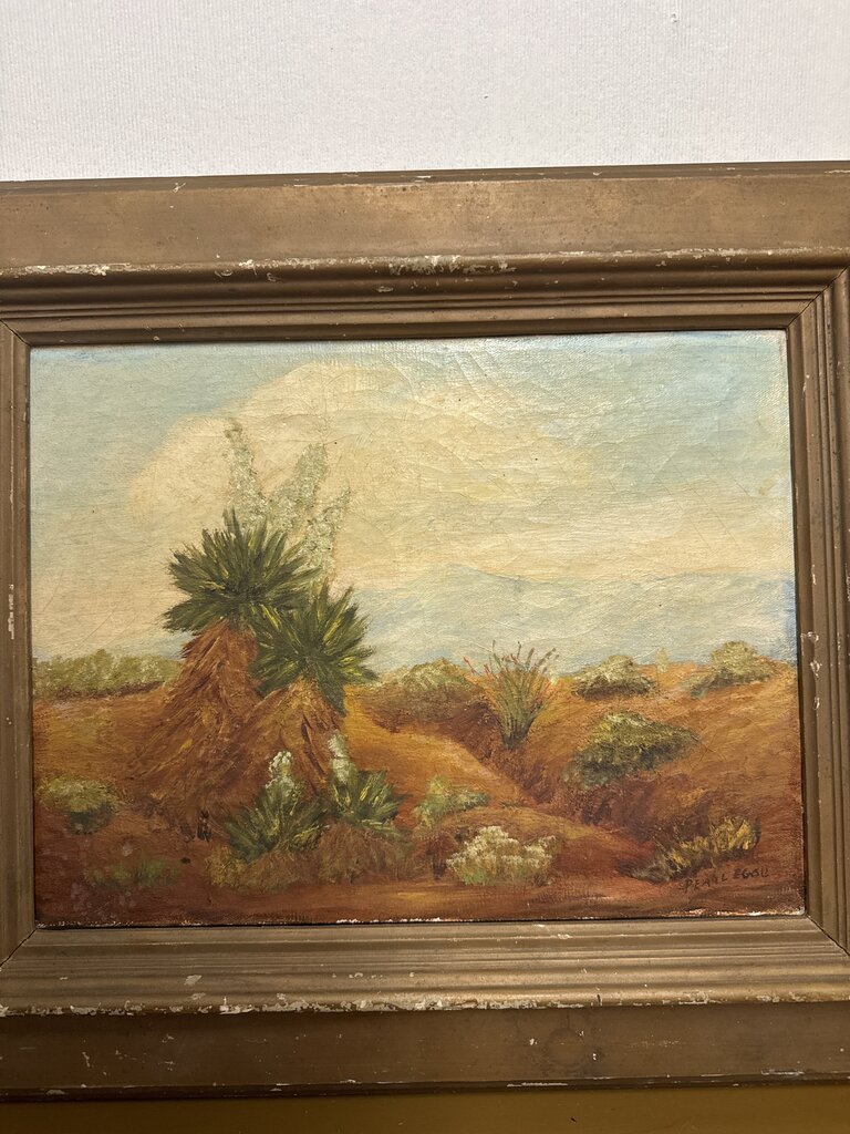SIGNED PRIGINAL OIL PAINTING "DESERT LANDSCAPE"