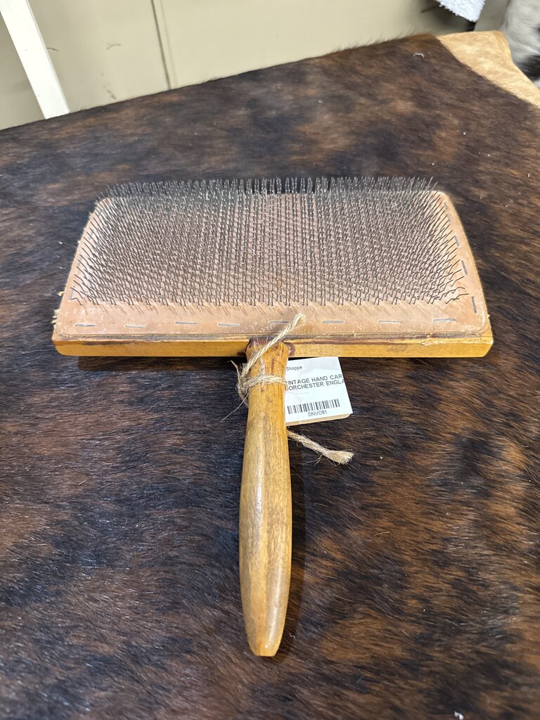 VINTAGE HAND CARDERS FROM DORCHESTER ENGLAND