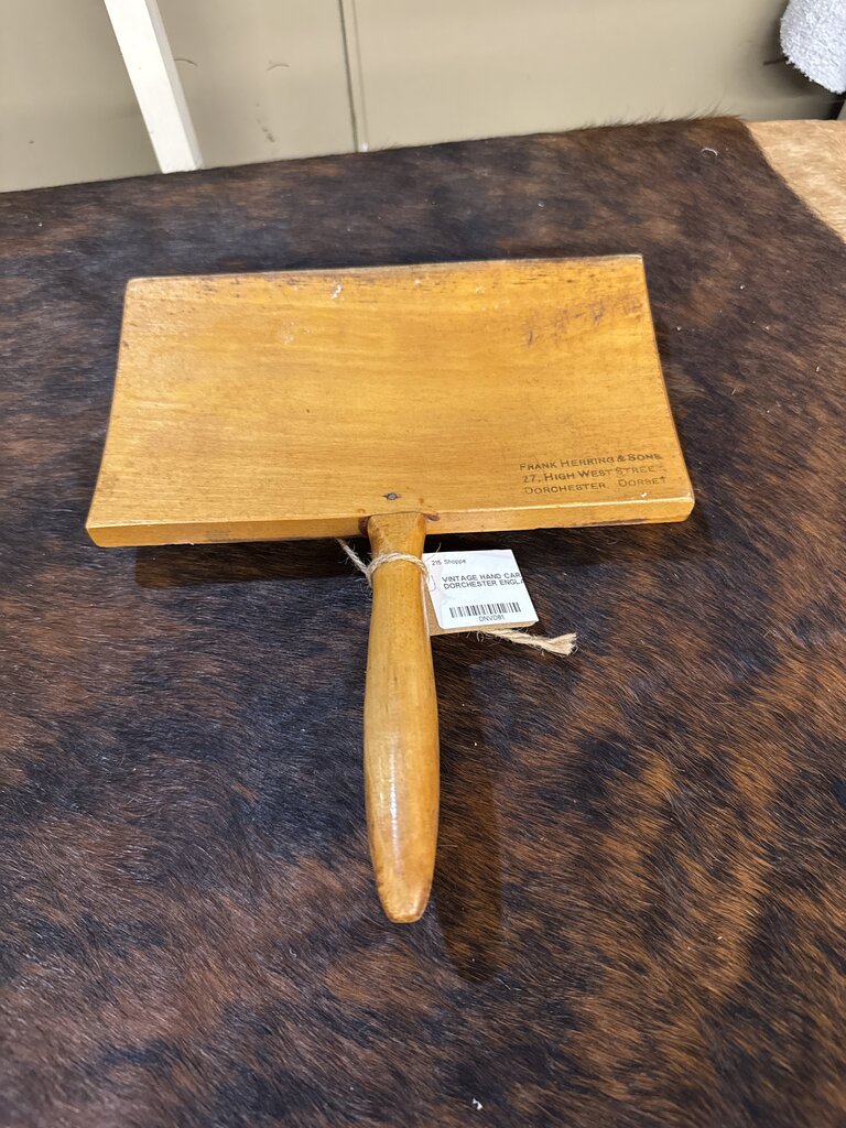 VINTAGE HAND CARDERS FROM DORCHESTER ENGLAND
