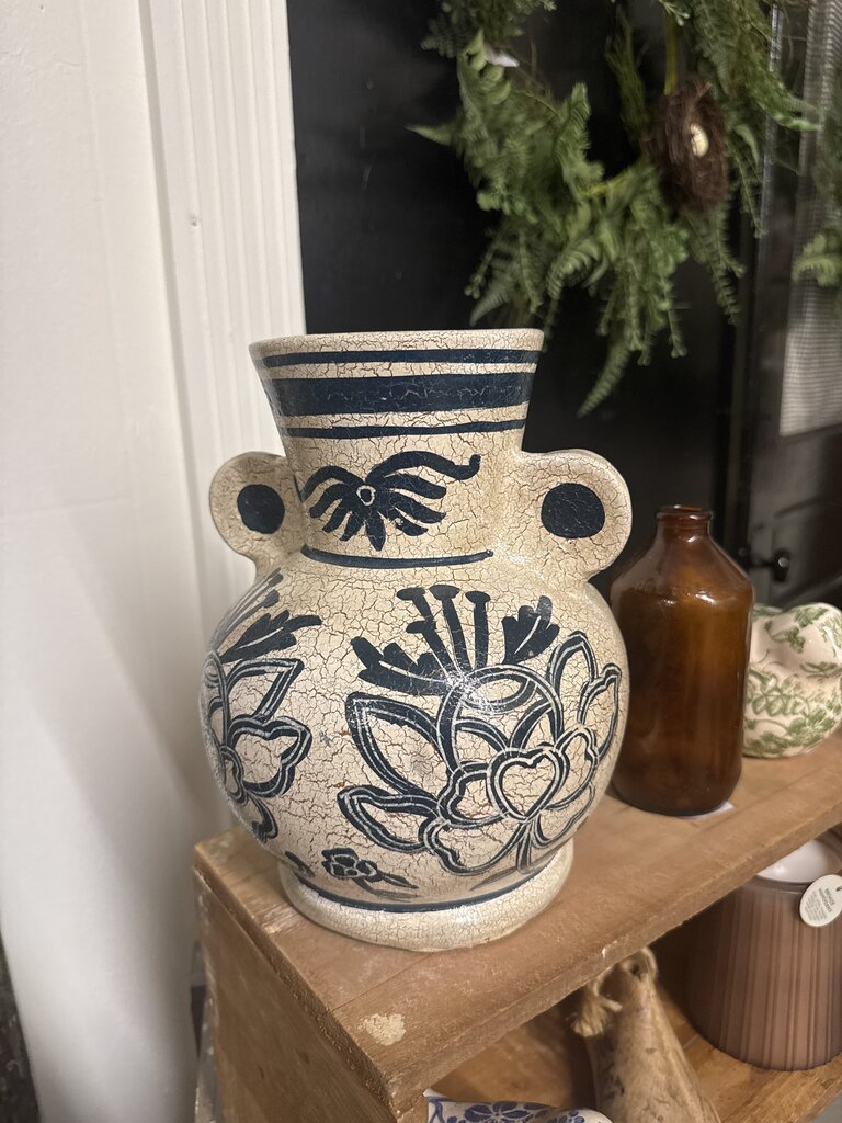 MED DELPHINE VASE WITH HANDLES