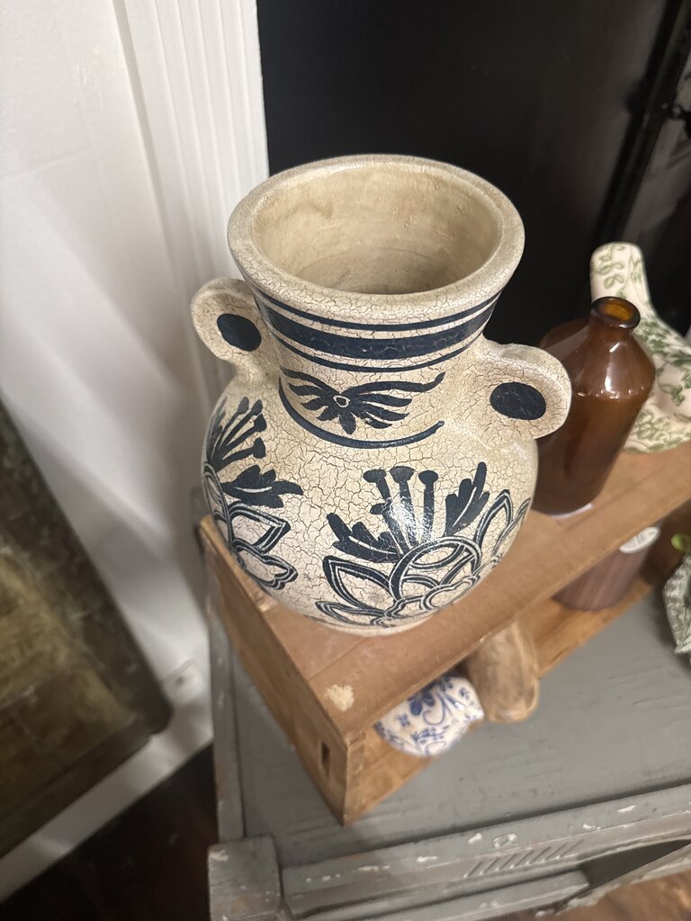 MED DELPHINE VASE WITH HANDLES