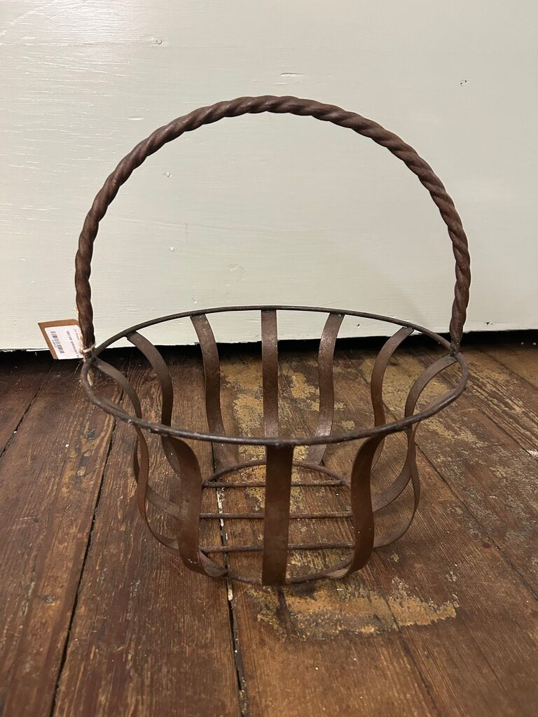 WROUGHT IRON BASKET