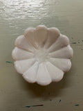 STONEWARE FLOWER BOWL WHITE