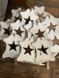 TEXAS STAR COWHIDE COASTER