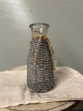 SEAGRASS WRAPPED BOTTLE