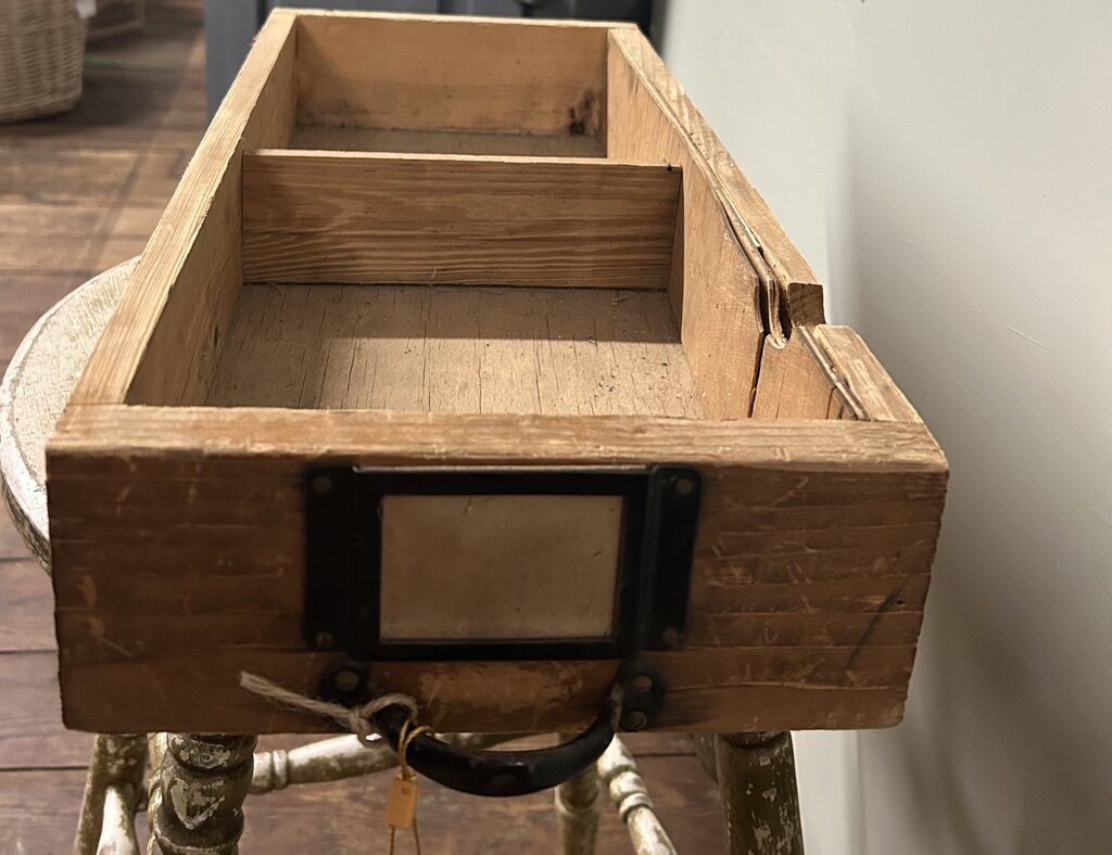 WOOD HARDWARE STORE DRAWER