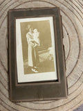 PORTRAIT OF WOMAN WITH BABY BLK/WHT