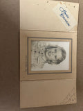 SCHOOL PICTURE OF GIRL TO GRANDMA BLK/WHT