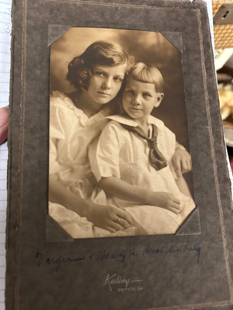 PHOTO LABELED VIRGINIA & HARVEY BRANDENBURG