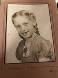 SCHOOL PHOTO OF YOUNG GIRLS WITH BRAIDS BLK/WHT