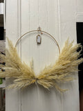 BOHO WHEAT WREATH