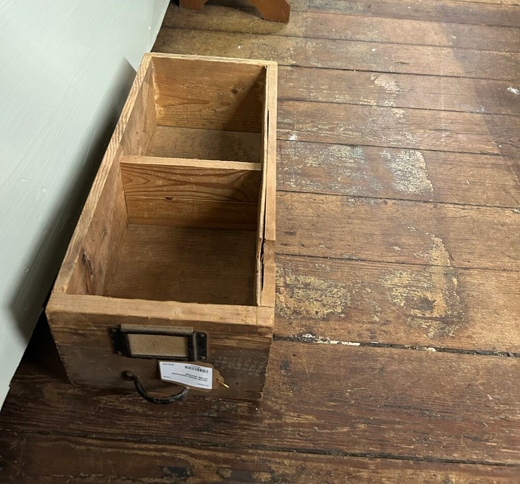 WOOD HARDWARE STORE DRAWER