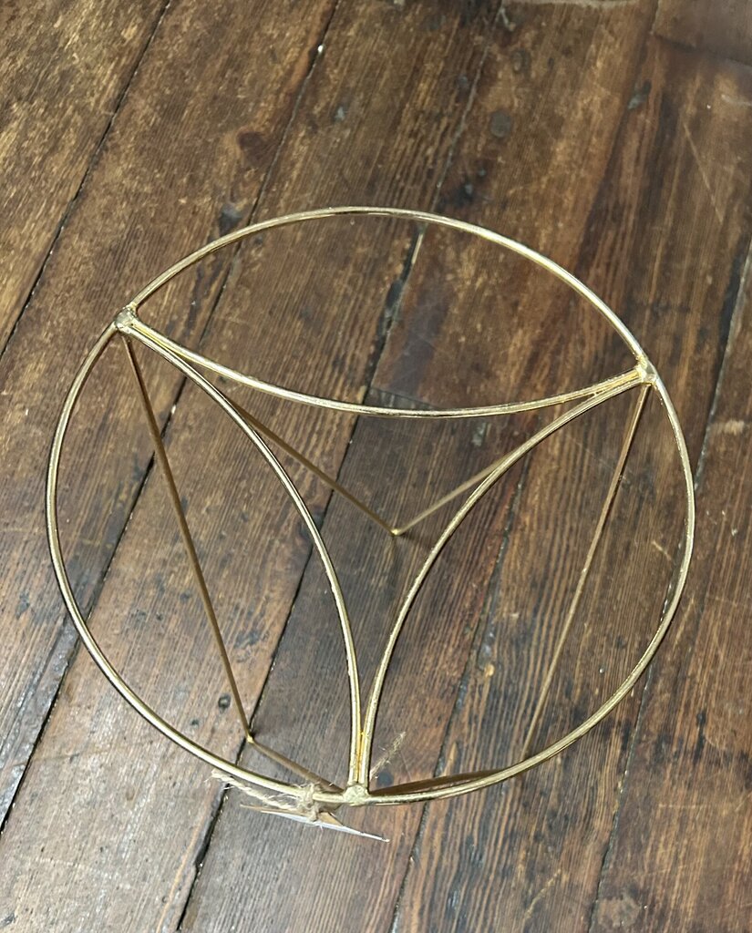 METAL PLANT STAND GOLD