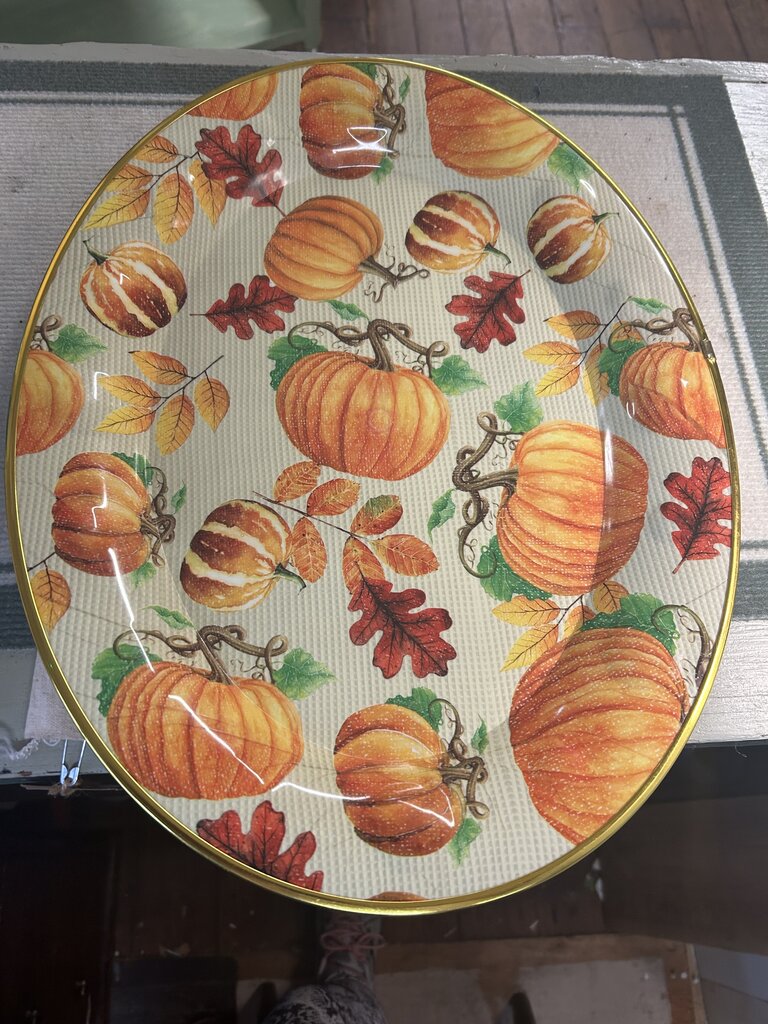 VINTAGE PUMPKIN SERVING DISH