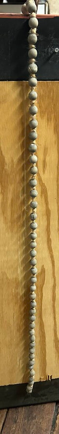 WOODEN BEAD GREY
