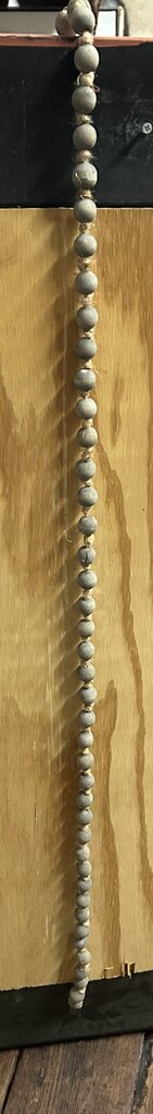 WOODEN BEAD GREY