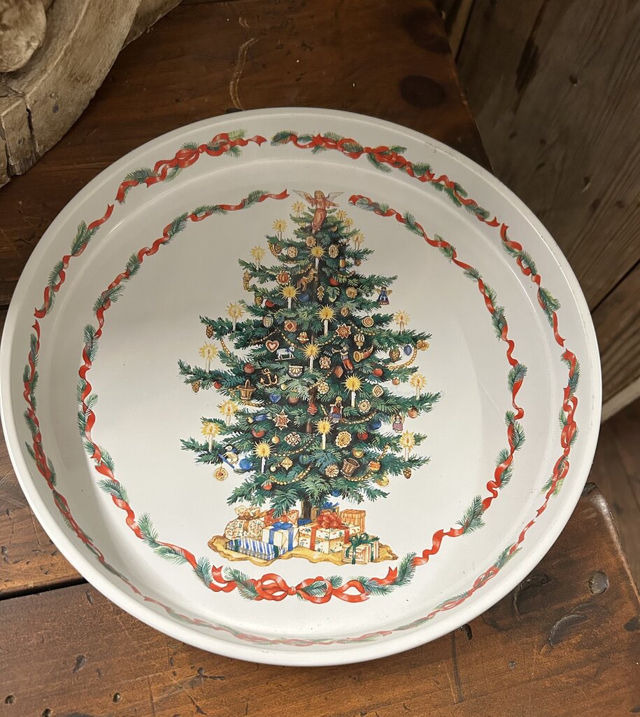 LARGE CHRISTMAS SERVING PLATTER