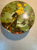 VINTAGE FLORAL ROSE TIN