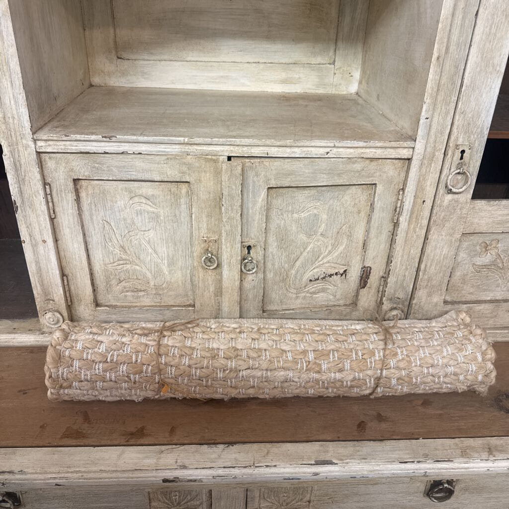 JUTE RUG CREAM & SPARKLE