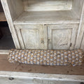 JUTE RUG BLUE & CREAM CHECKERED
