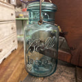 BLUE BALL MASON JAR LRG