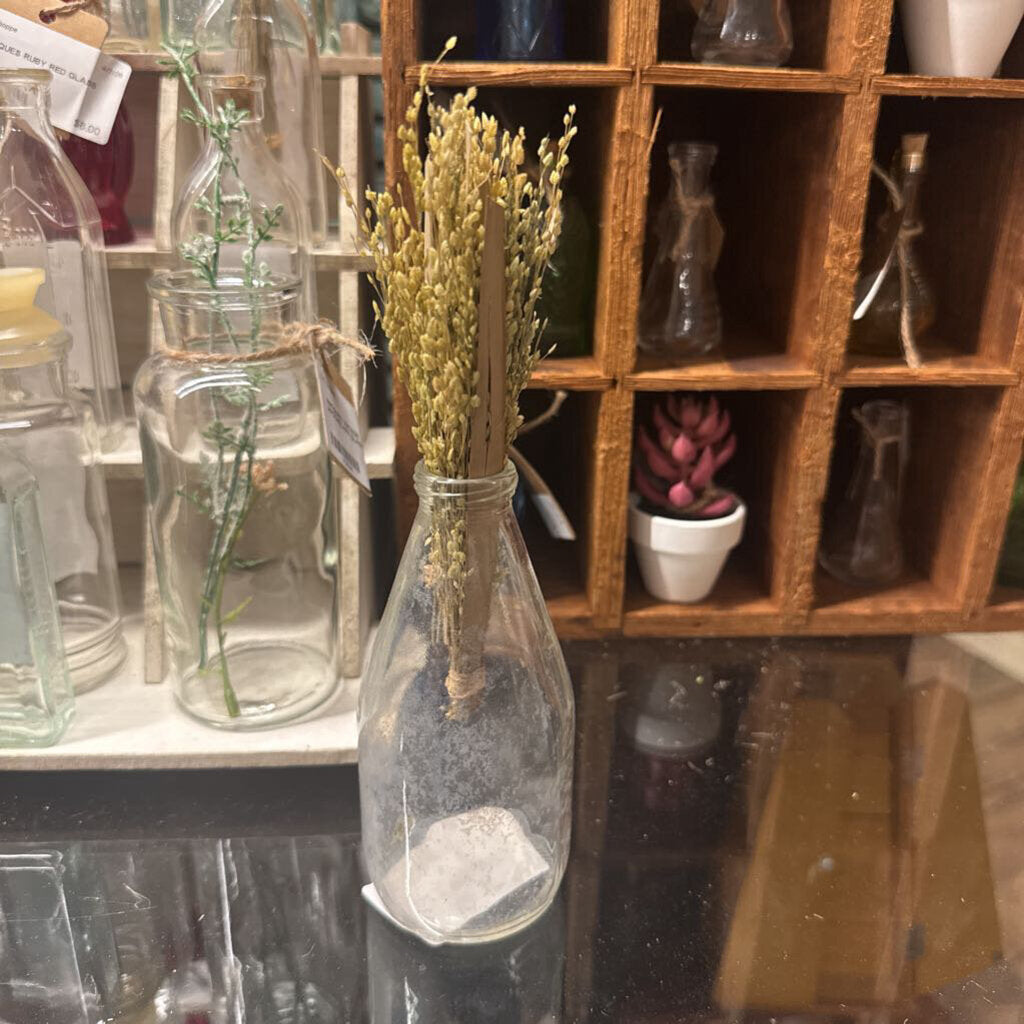 MED VINTAGE GLASS BOTTLE