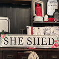 SHE SHED METAL SIGN