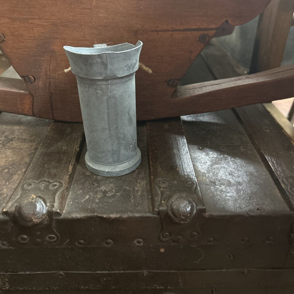 SET OF 5 PEWTER TANKARD MEASURING CUPS