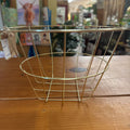 GOLD METAL BASKET