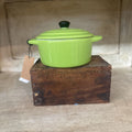 MINI BAKER WITH BLACK BUTTON LID GREEN
