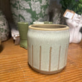 GREEN FLORAL PLANTER