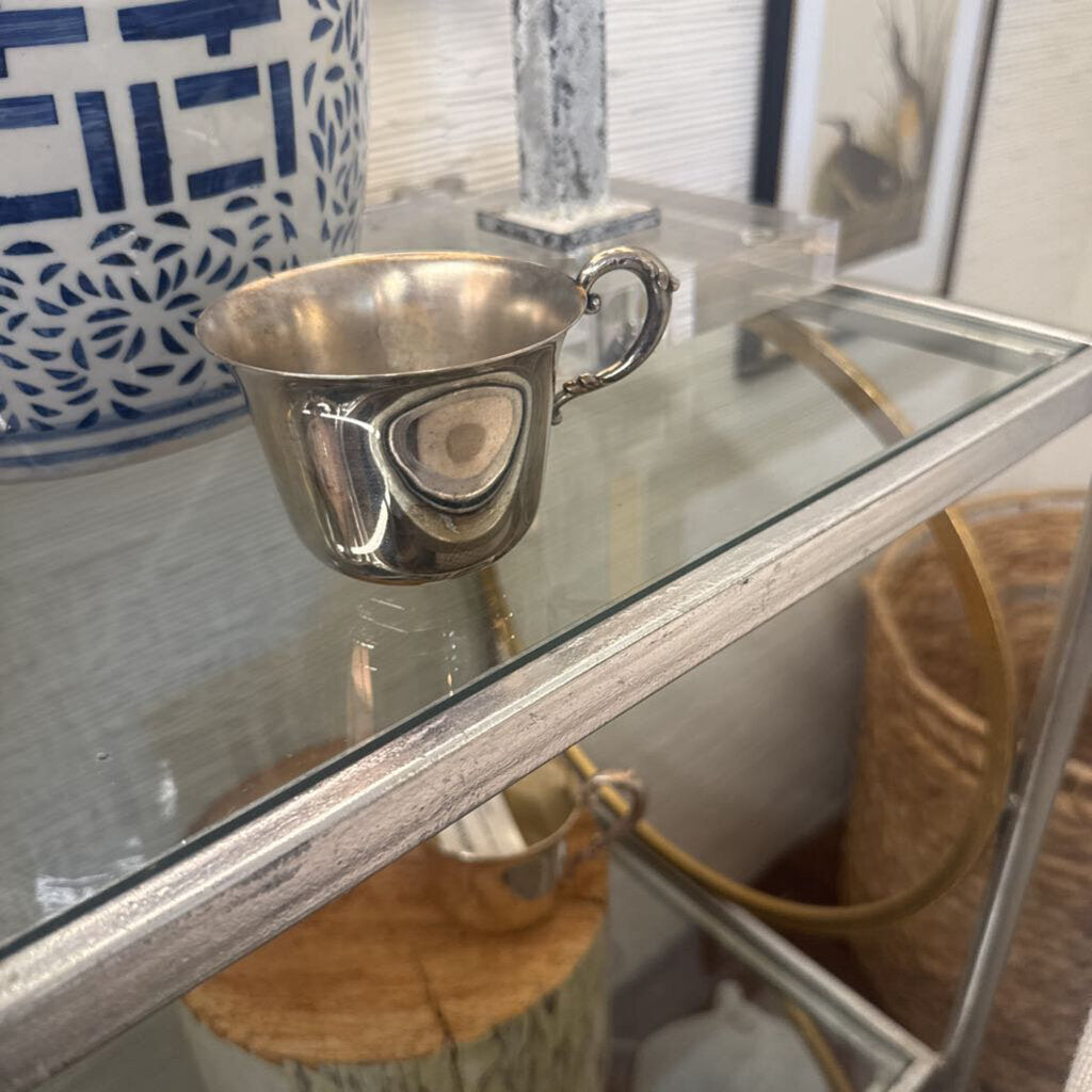 SILVER PLATED BABY CUP VINTAGE