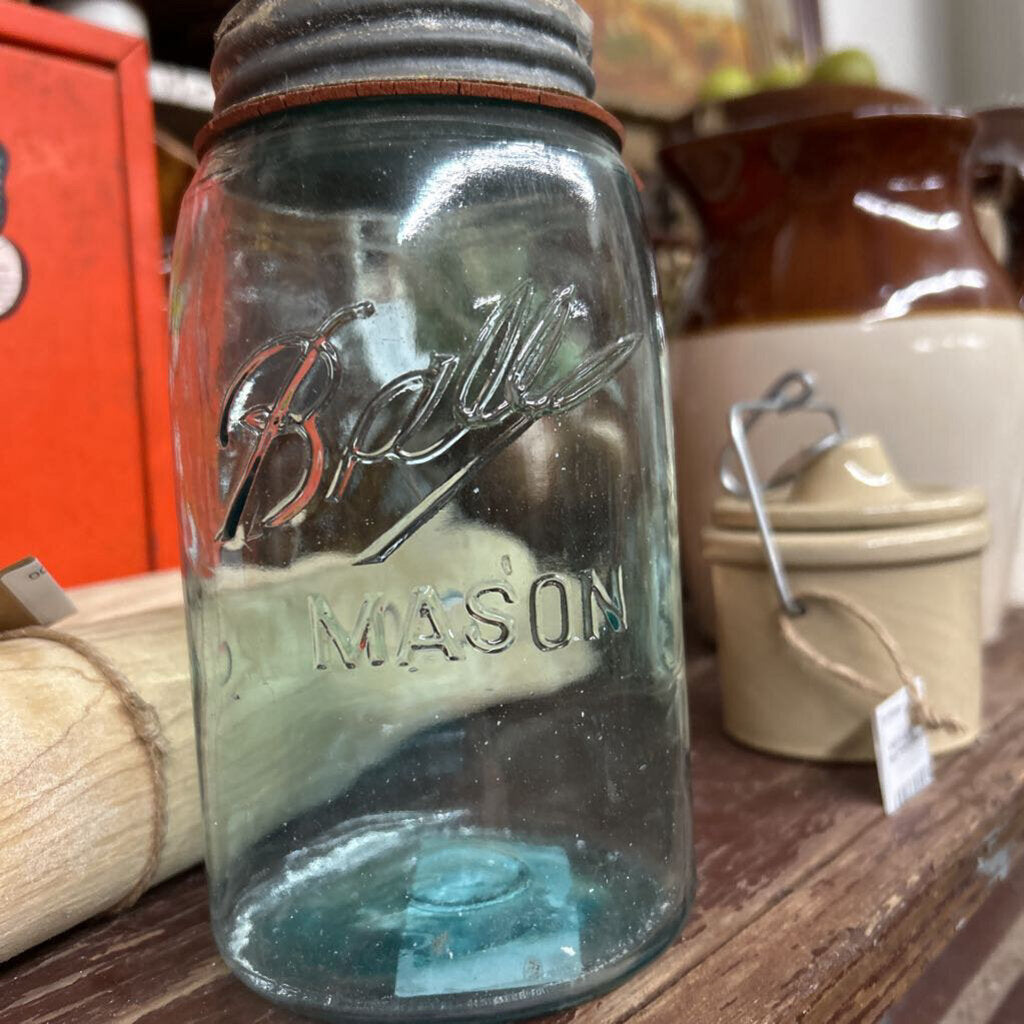 BLUE BALL MASON JAR