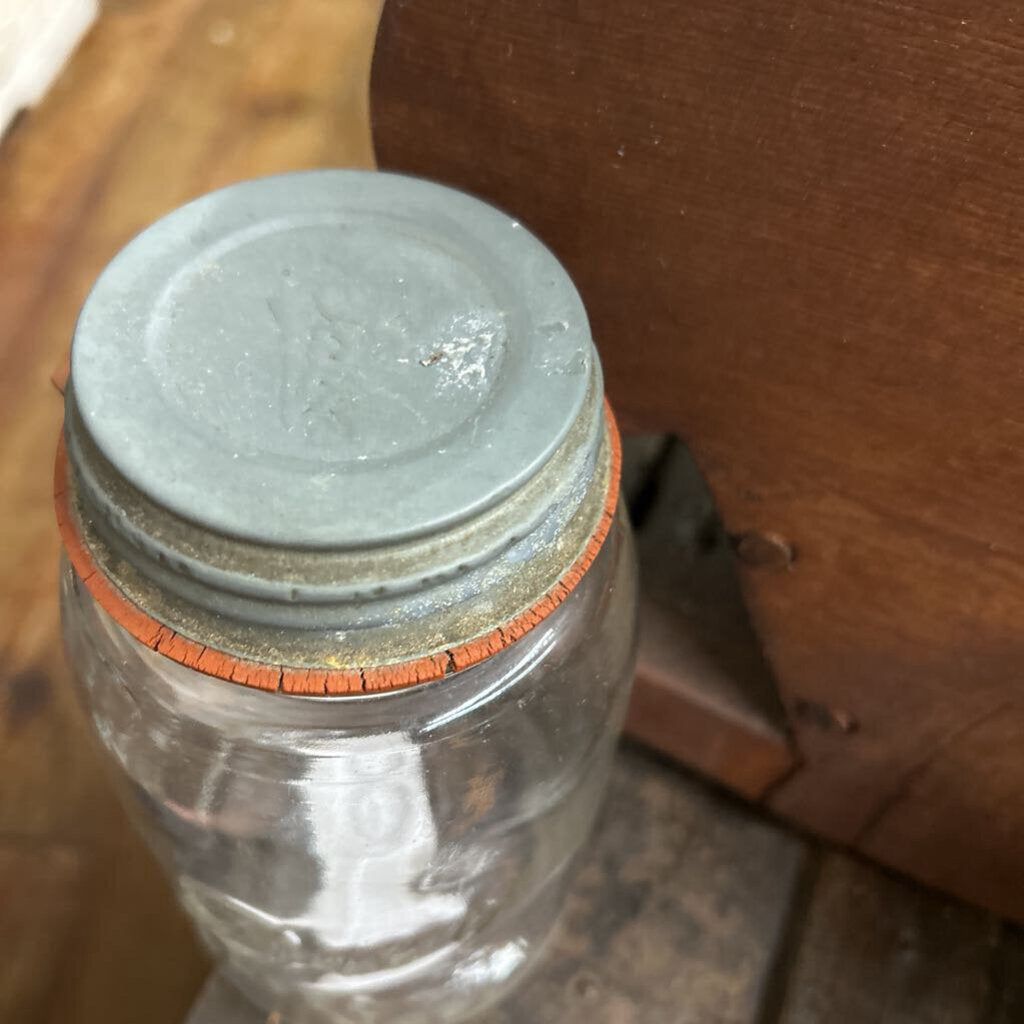 ANTIQUE DREY'S PERFECT MASION QUART CANNING JAR
