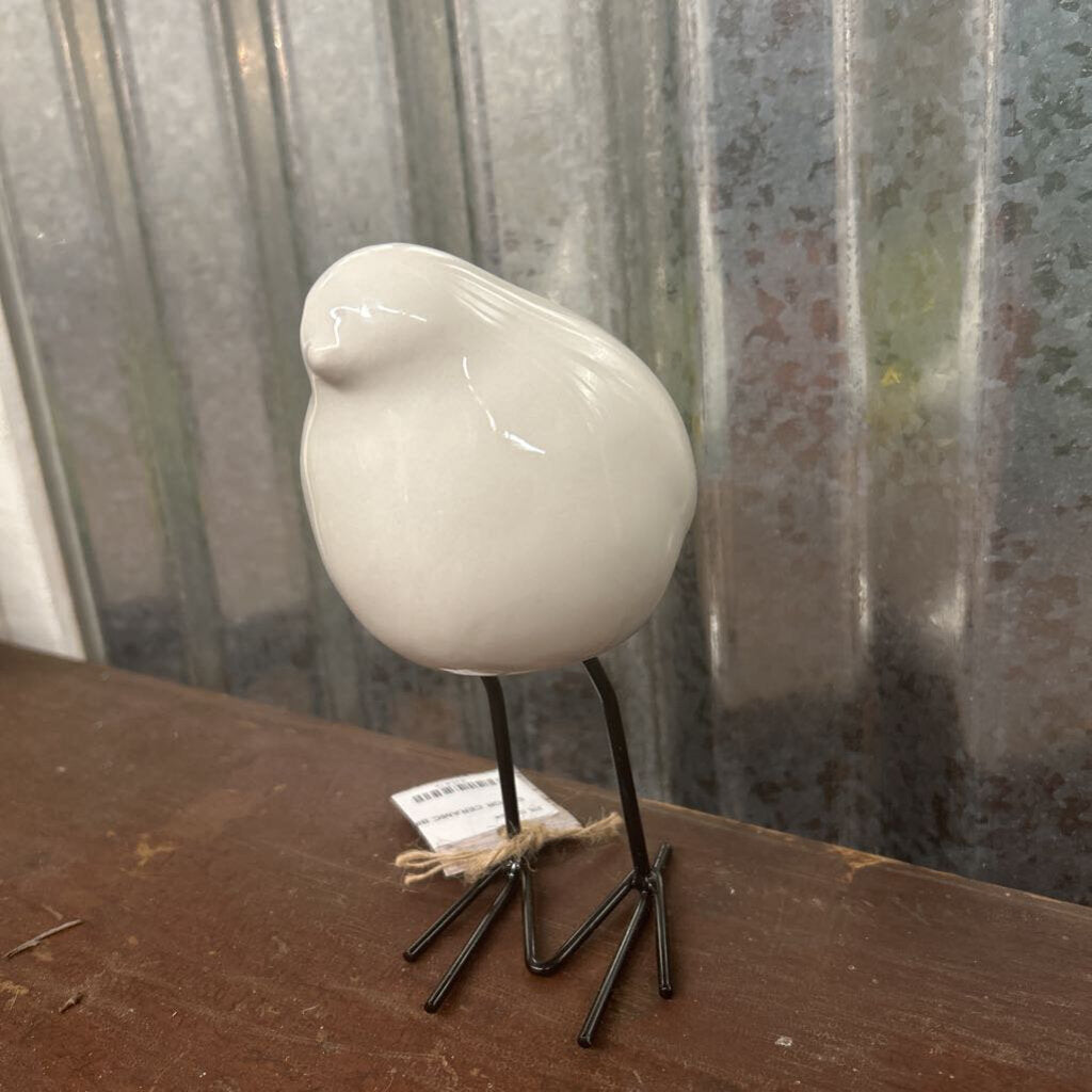 CERAMIC BIRD WHT