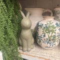 NATURAL CERAMIC BUNNY