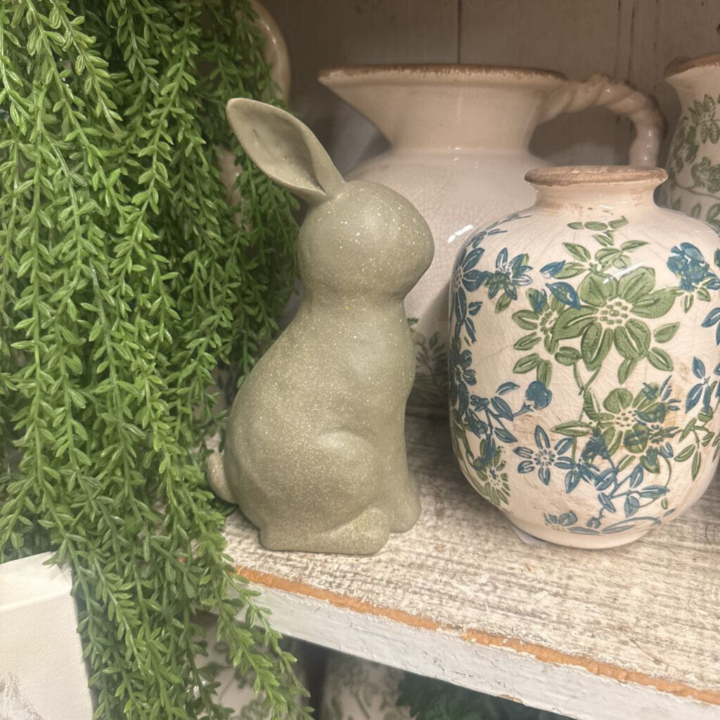 NATURAL CERAMIC BUNNY
