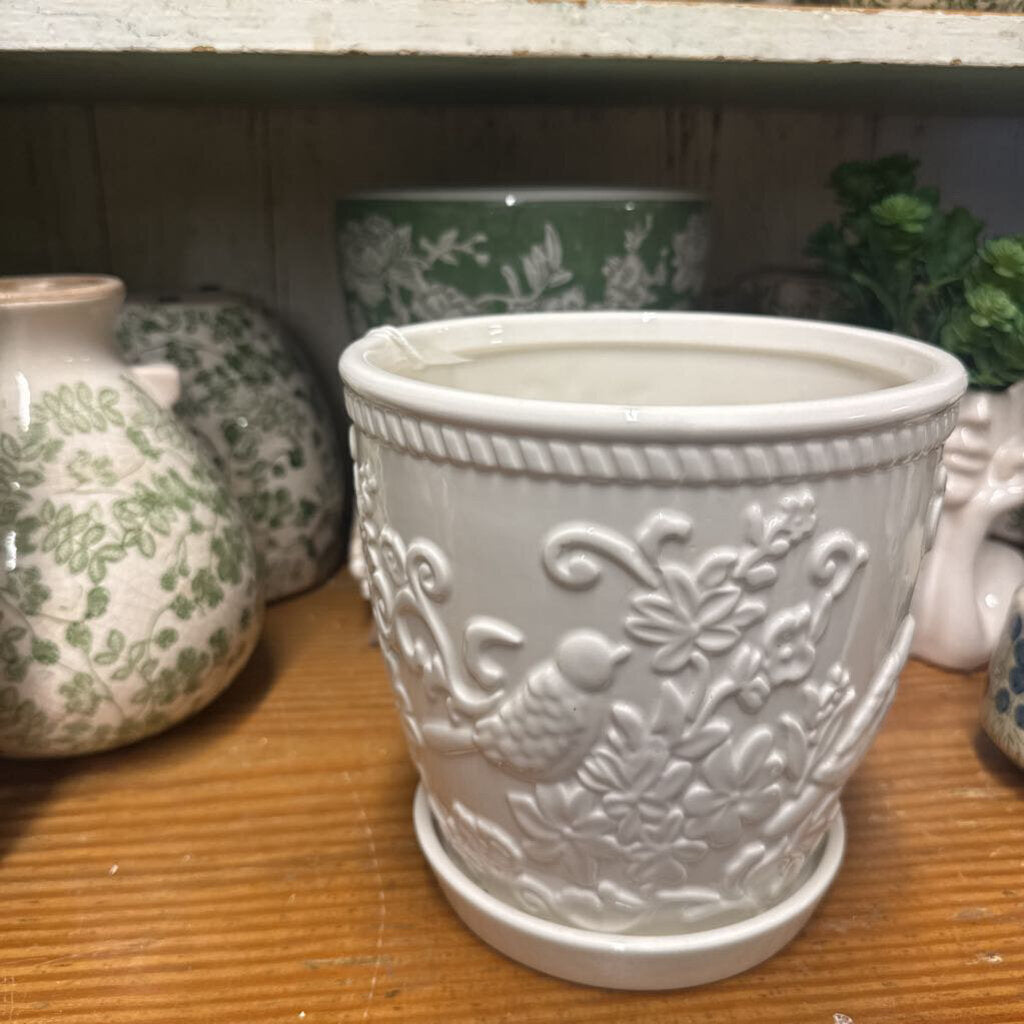 SPARROW BIRD PLANTER 8.50 X 8.50