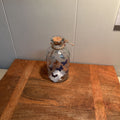 HAND PAINTED JAR WITH CORK