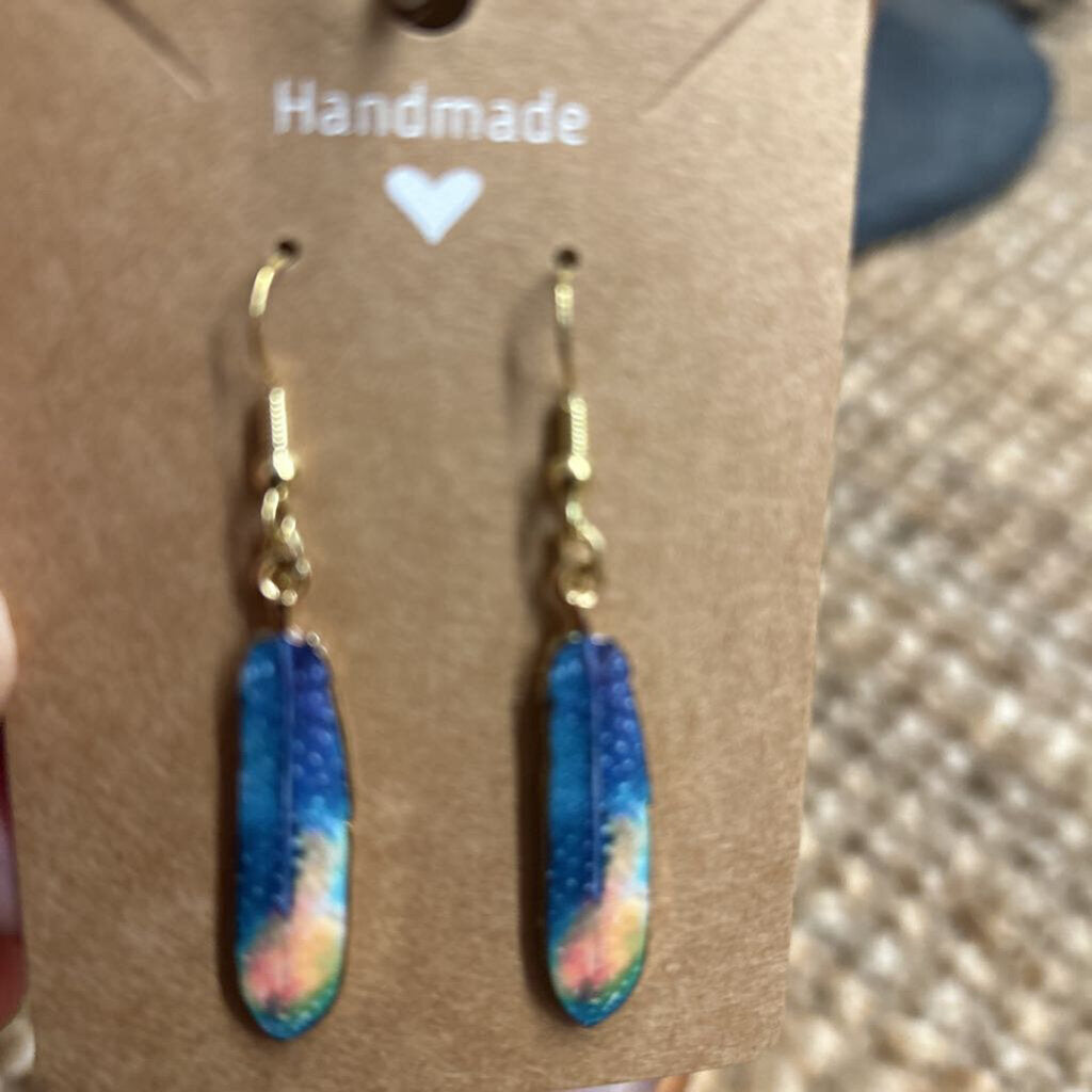 BOHO FEATHER DANGLE ER