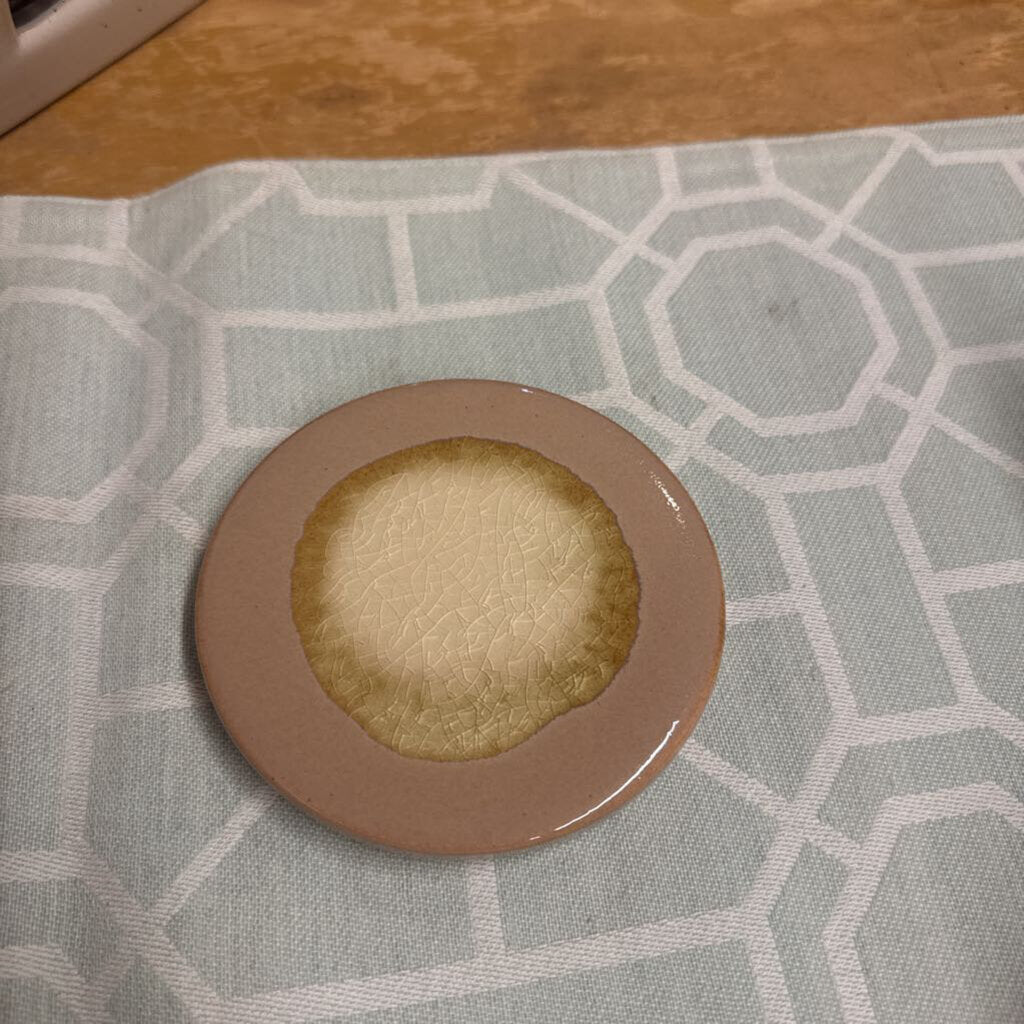 STONEWARE TRIVETREACTIVE GLAZE COASTER