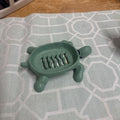 DISTRESSED CAST IRON TURTLE SOAP DISH