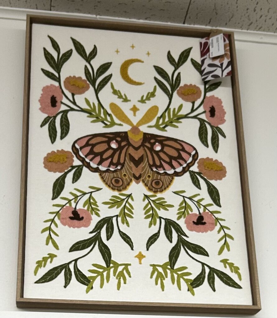 WOVEN FLORAL ARTWORK
