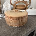 VINTAGE STYLE CERAMIC DISH W/LID