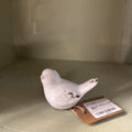 SMALL WHITE CERAMIC BIRD