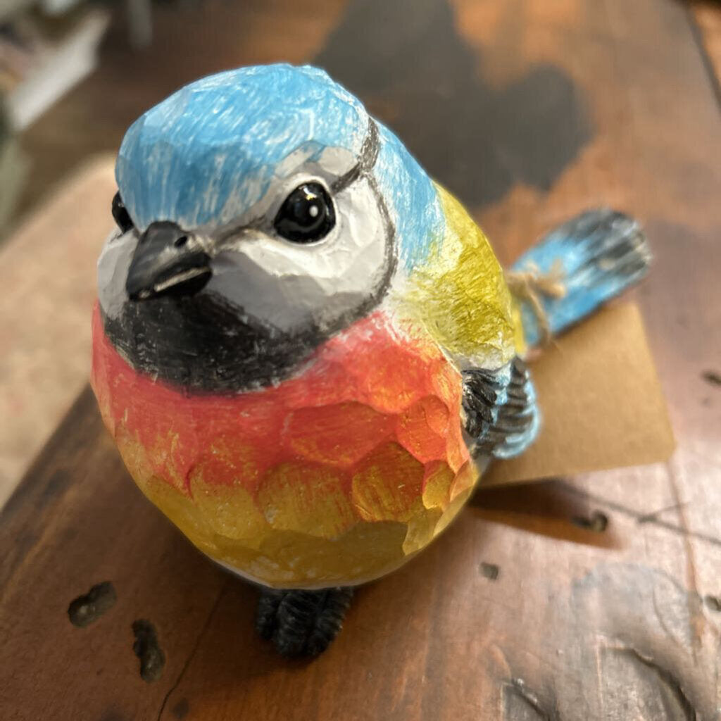 MULTI COLORED CERAMIC BIRD